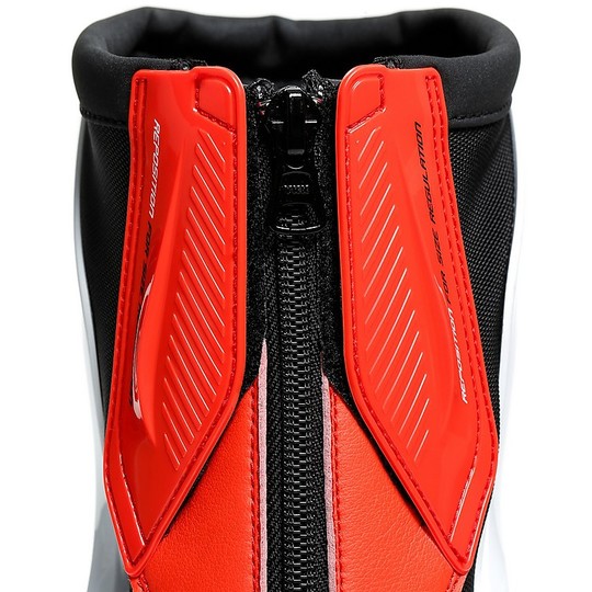 Women's Motorcycle Boots Racing Dainese TORQUE 3 OUT LADY Black White Red