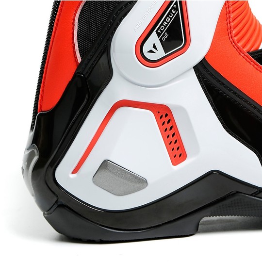 Women's Motorcycle Boots Racing Dainese TORQUE 3 OUT LADY Black White Red