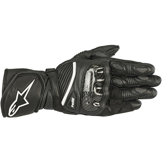 Women's Motorcycle Gloves Alpinestars Stella SP-1 v2 Racing Leather Black