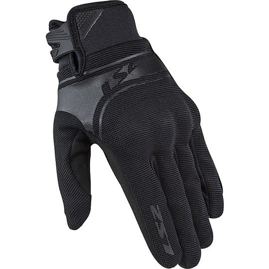 Women's Motorcycle Gloves In Half Seasons Fabric Ls2 DART Black CE