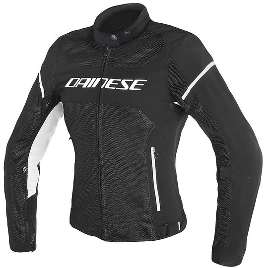Women's Motorcycle Jacket Dainese Air Frame D1 Lady Tex Black Gray