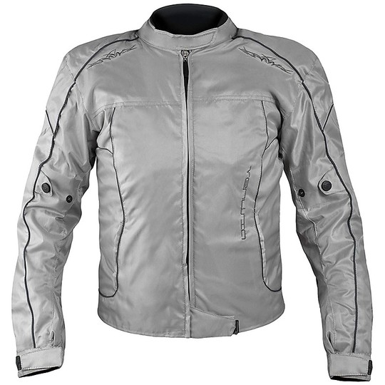 Womens Motorcycle Jacket In A-Pro Fabric VENUSIA LADY Gray