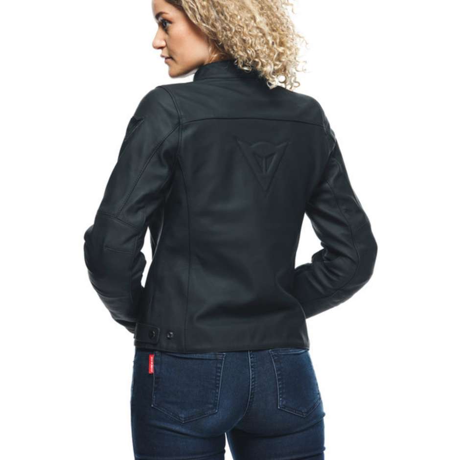 Women's Motorcycle Jacket in Dainese RAZON 2 LADY Black Leather