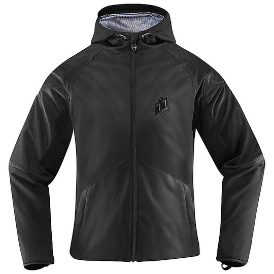 Women's Motorcycle Jacket in Fabric Icon MERC Stealth Black