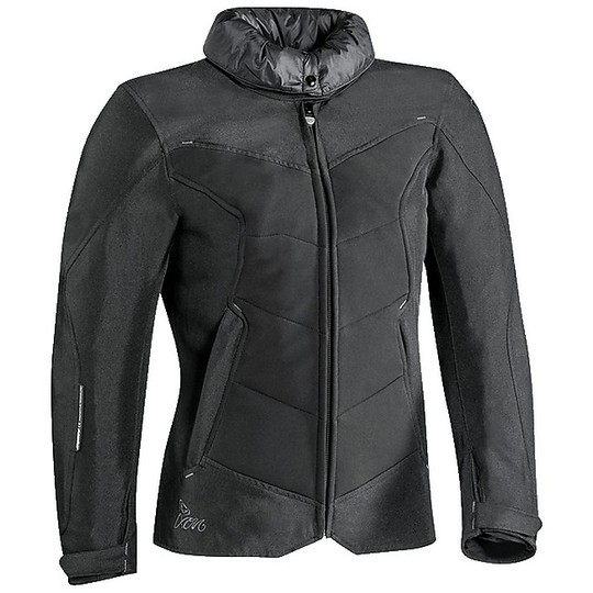 Women's Motorcycle Jacket In Fabric Ixon Helka Lady CE Black