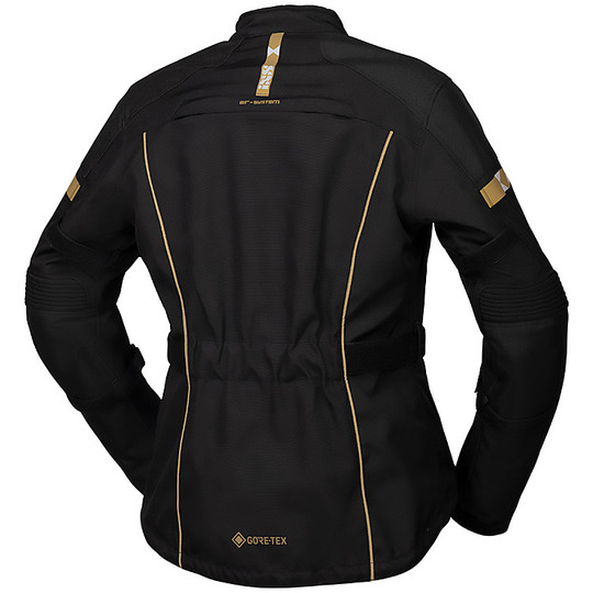 Women's Motorcycle Jacket In Gore-Tex Touring Ixs Tour CLASSIC GTX Black Fabric