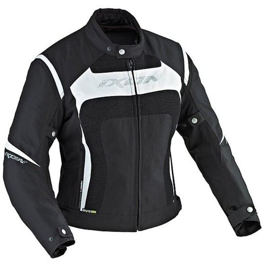 Women's Motorcycle Jacket Ixon Celsta HP Black-White