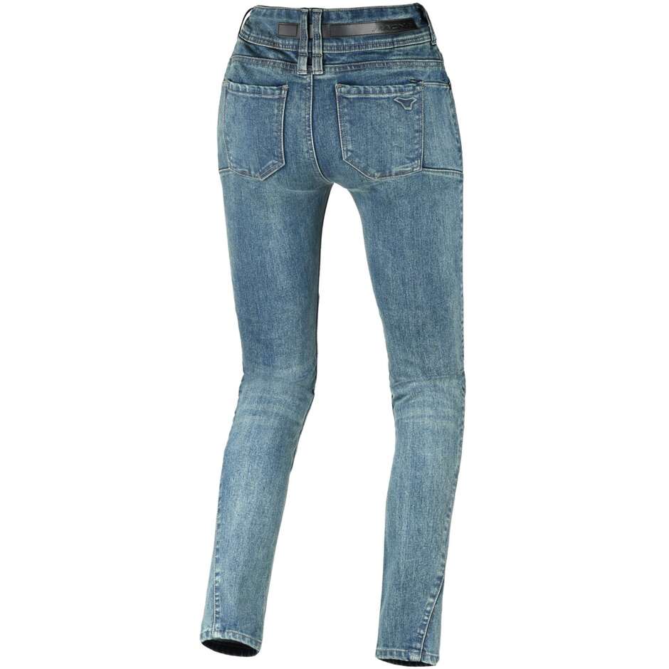 Women's Motorcycle Jeans Macna Aramon slim Blue #1 - Shortened