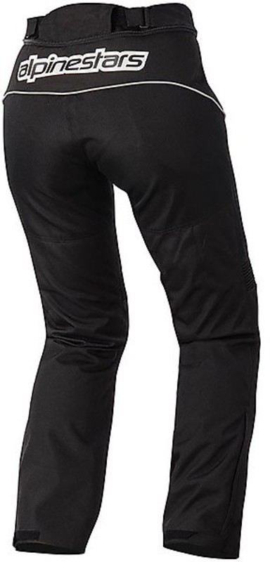 White Alpinestars Stella AST-1 Ladies Textile Motorcycle Trousers Black 