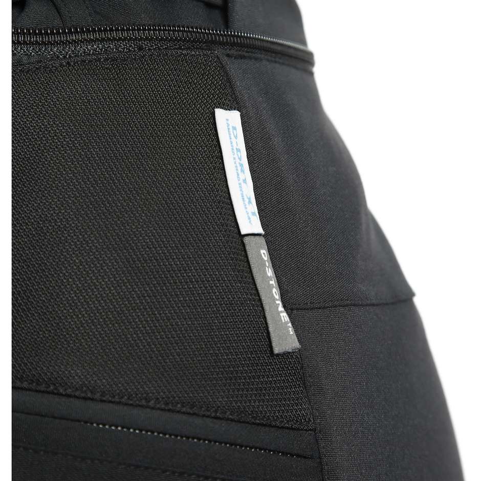 Women's Motorcycle Pants In Dainese TONALE D-Dry XT Black Fabric