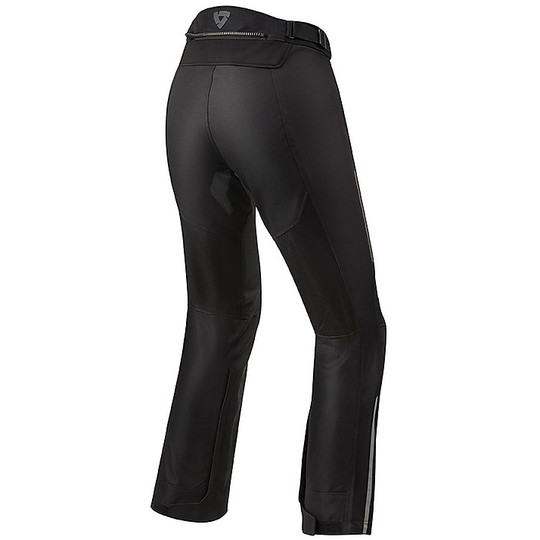 Women's Motorcycle Pants Perforated Rev'It AIRWAVE 3 Ladies Black Shortened