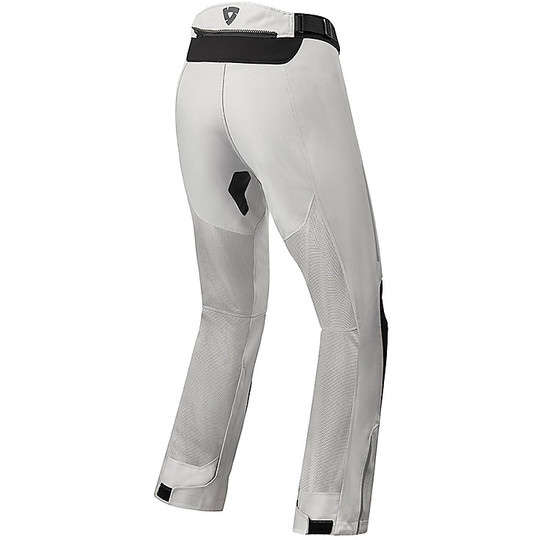 Women's Motorcycle Pants Perforated Rev'It AIRWAVE 3 Ladies Silver Standard