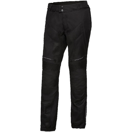 Women's Motorcycle Pants Technicians in Perforated Fabric Ixs Sport Confort Air Lady