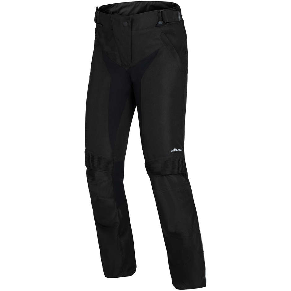 Women's Shortened Motorcycle Pants In Black Ixs TALLINN-ST 2.0 Fabric