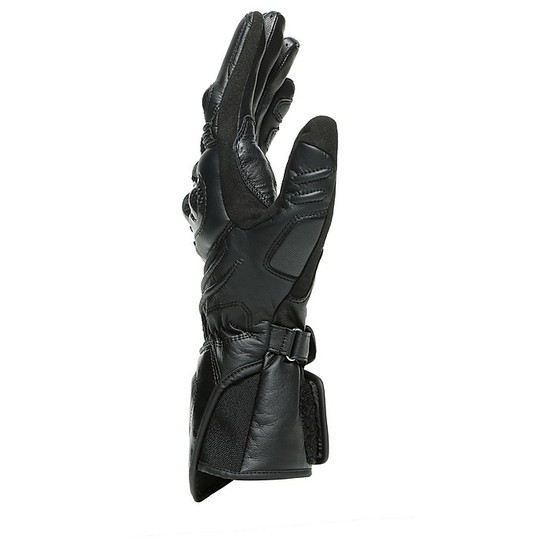 Women's Sports Motorcycle Gloves in Dainese CARBON 3 LADY Black Leather