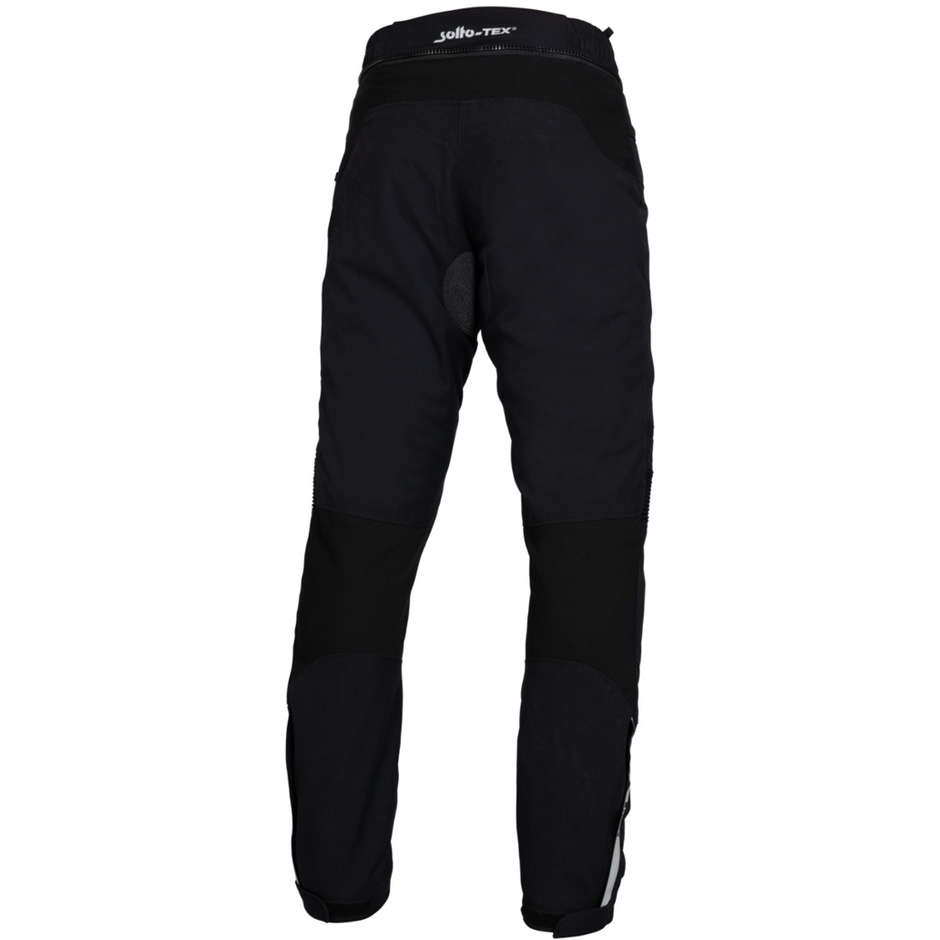 Women's Stretch Motorcycle Pants in Ixs Tour PUERTO-ST Black Fabric