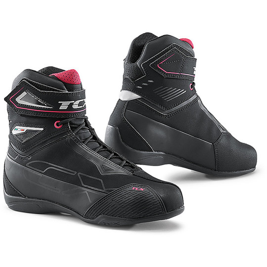 Women's Waterproof Motorcycle Shoes Tcx 9508W RUSH 2 Lady Black Pink