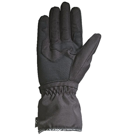 Women's Winter Motorbike Gloves Ixon PRO RUSH Lady Black Silver