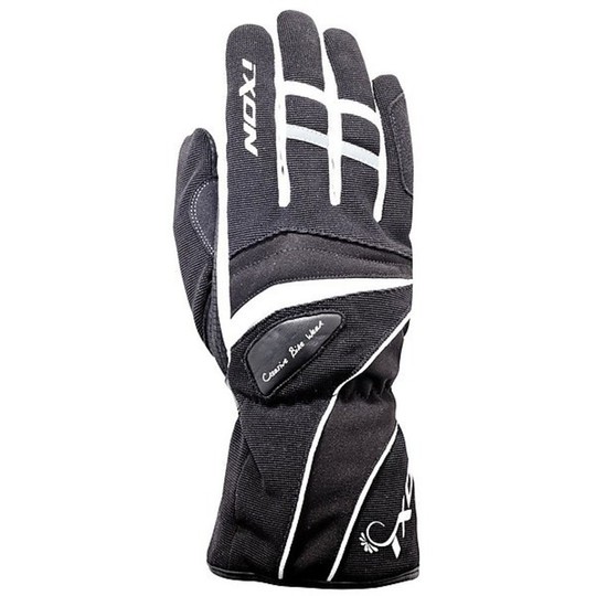 Women's Winter Motorcycle Gloves Ixon Pro HP Black / White