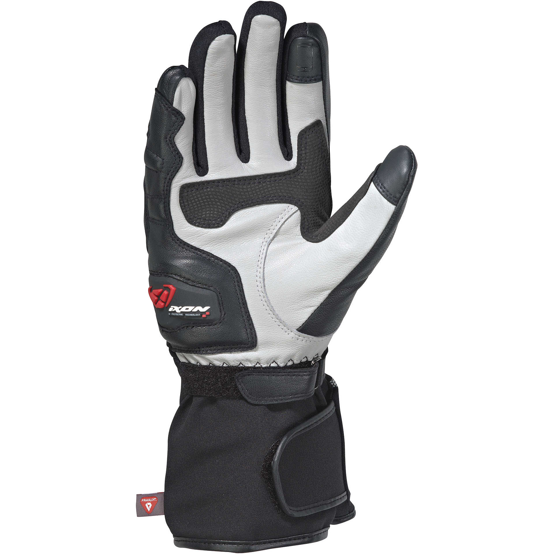 Women's Winter Motorcycle Gloves Ixon PRO RESCUE Lady CE Black Gray For