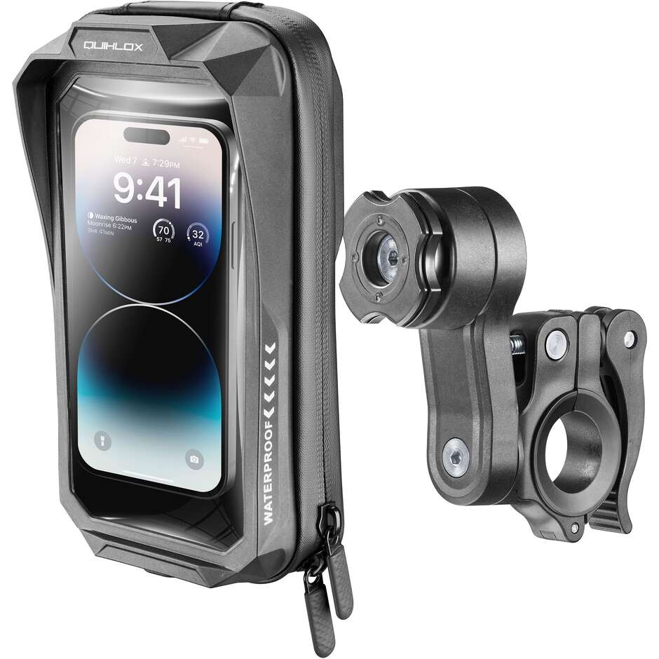 WP Motorcycle Handlebar Smartphone Holder Case CellularLine SMQUIKLOXWPPRO