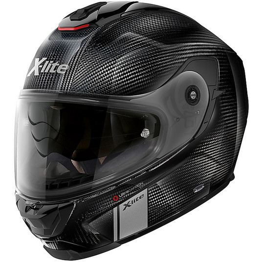 X-Lite X-903 Ultra Carbon Carbon Integral Motorcycle Helmet NOBILES N-Com 029 Polished Blue Yellow