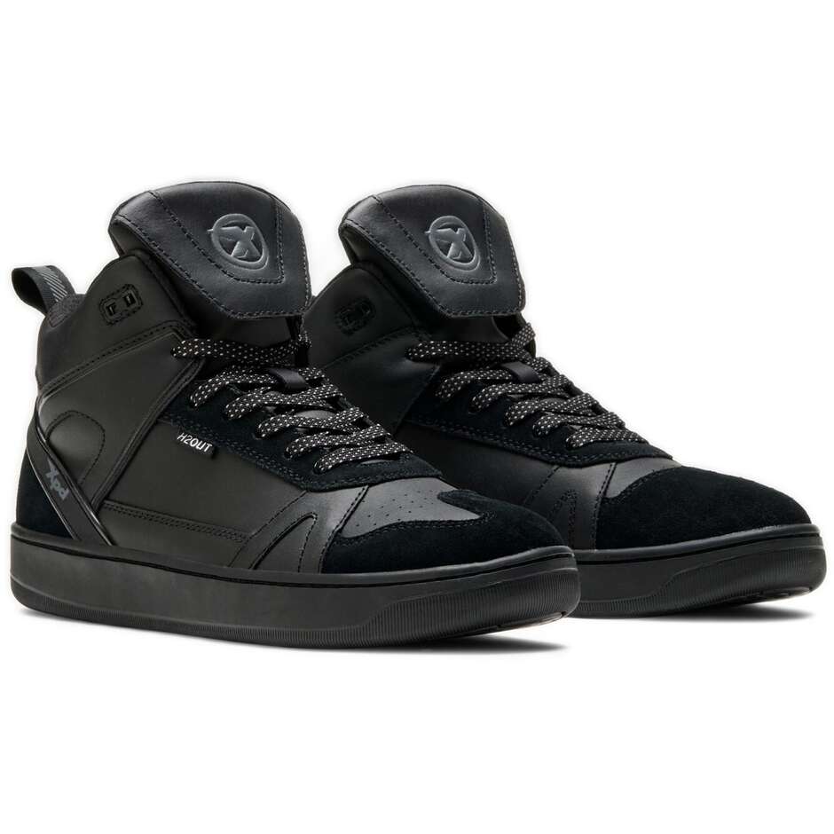 XPD MOTO-1 H2OUT Motorrad-Sneaker Schwarz