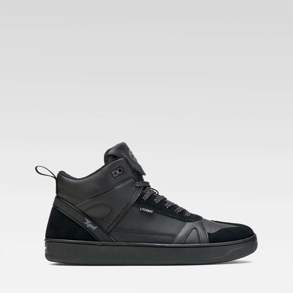 XPD MOTO-1 H2OUT Motorrad-Sneaker Schwarz