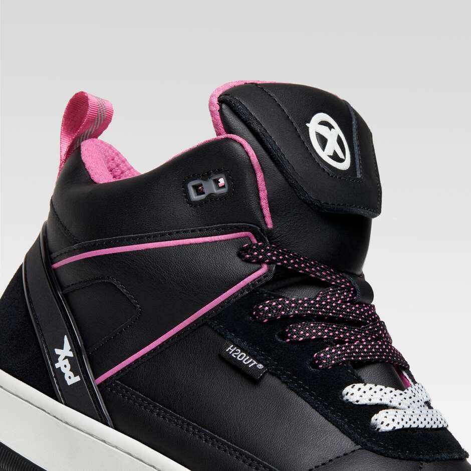 XPD MOTO-1 LADY H2OUT Baskets Moto Femme Noir Fuchsia