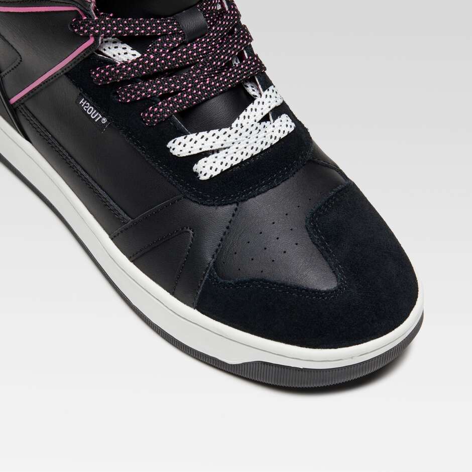 XPD MOTO-1 LADY H2OUT Baskets Moto Femme Noir Fuchsia