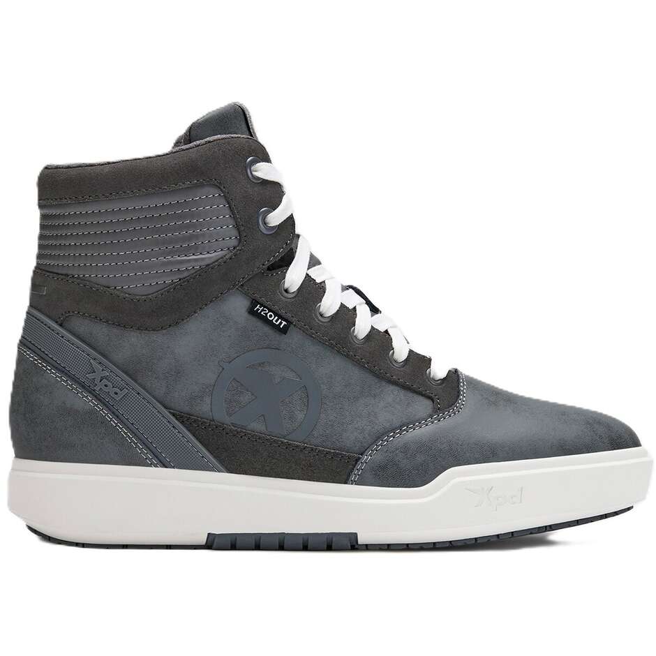Xpd MOTO WAY H2OUT Motorcycle Shoes Grey/White