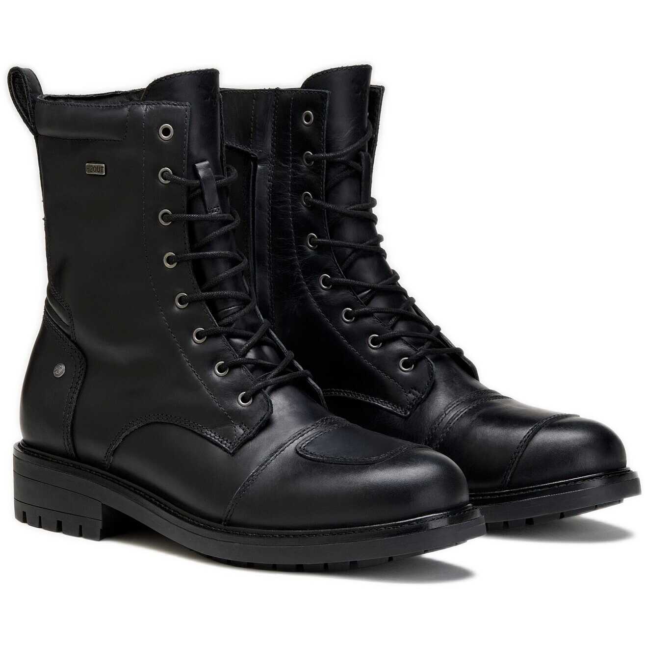 XPD X-NASHVILLE H2OUT Motorcycle Shoes Black For Sale Online