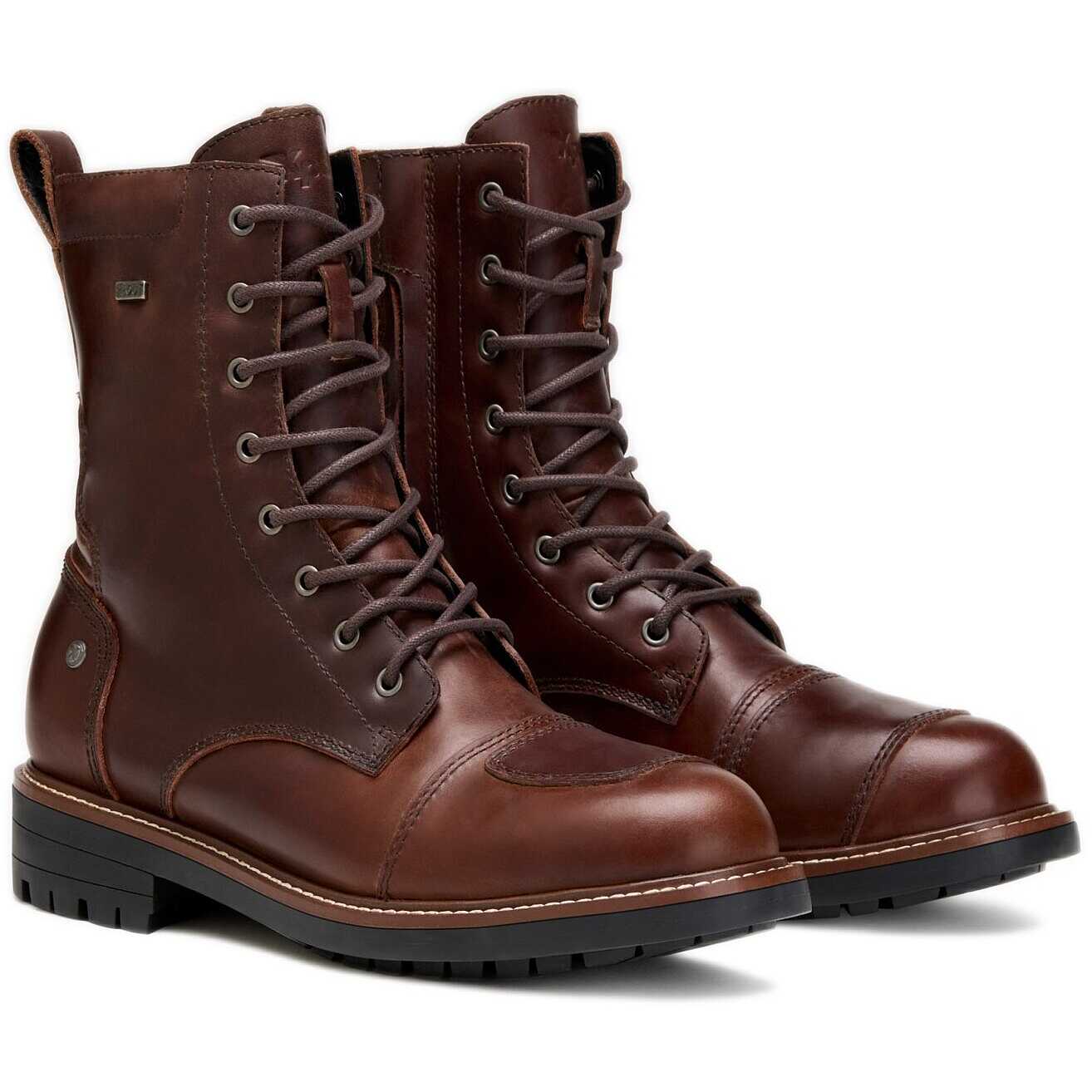 XPD X-NASHVILLE H2OUT Motorcycle Shoes Brown For Sale Online