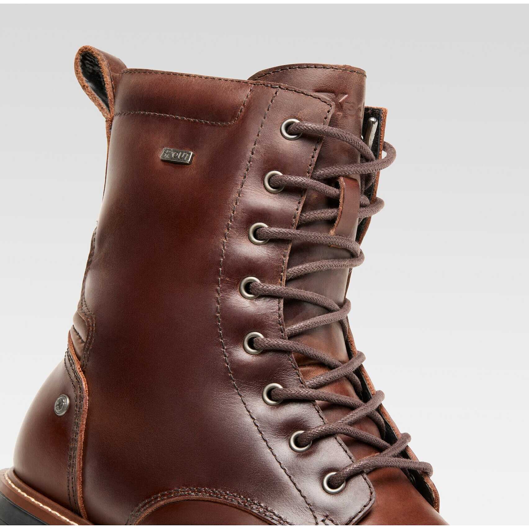 XPD X-NASHVILLE H2OUT Motorcycle Shoes Brown For Sale Online