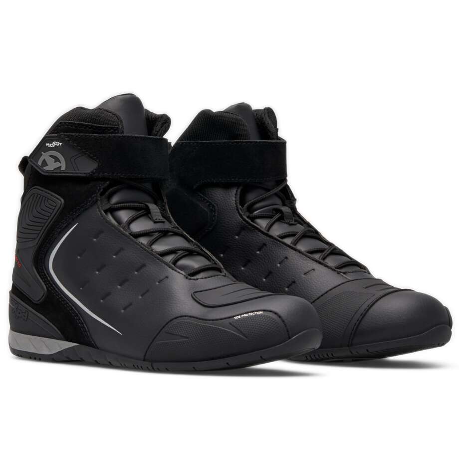 XPD X-ROAD H2OUT Motorcycle Shoes Black