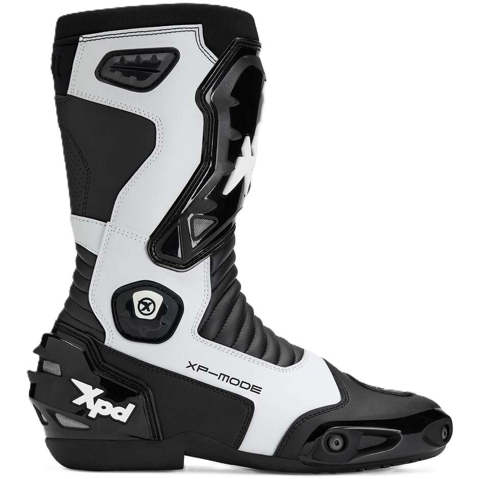 Xpd XP-MODE Motorradstiefel Schwarz/Weiß
