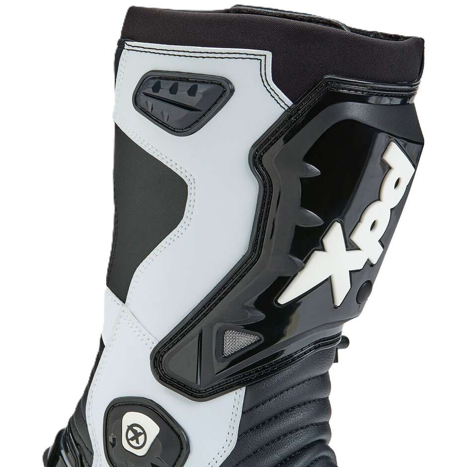 Xpd XP-MODE Motorradstiefel Schwarz/Weiß