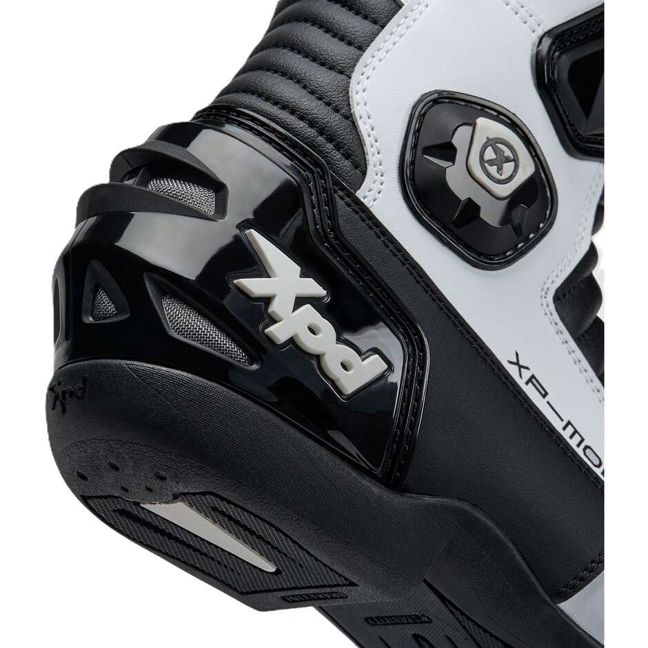 Xpd XP-MODE Motorradstiefel Schwarz/Weiß