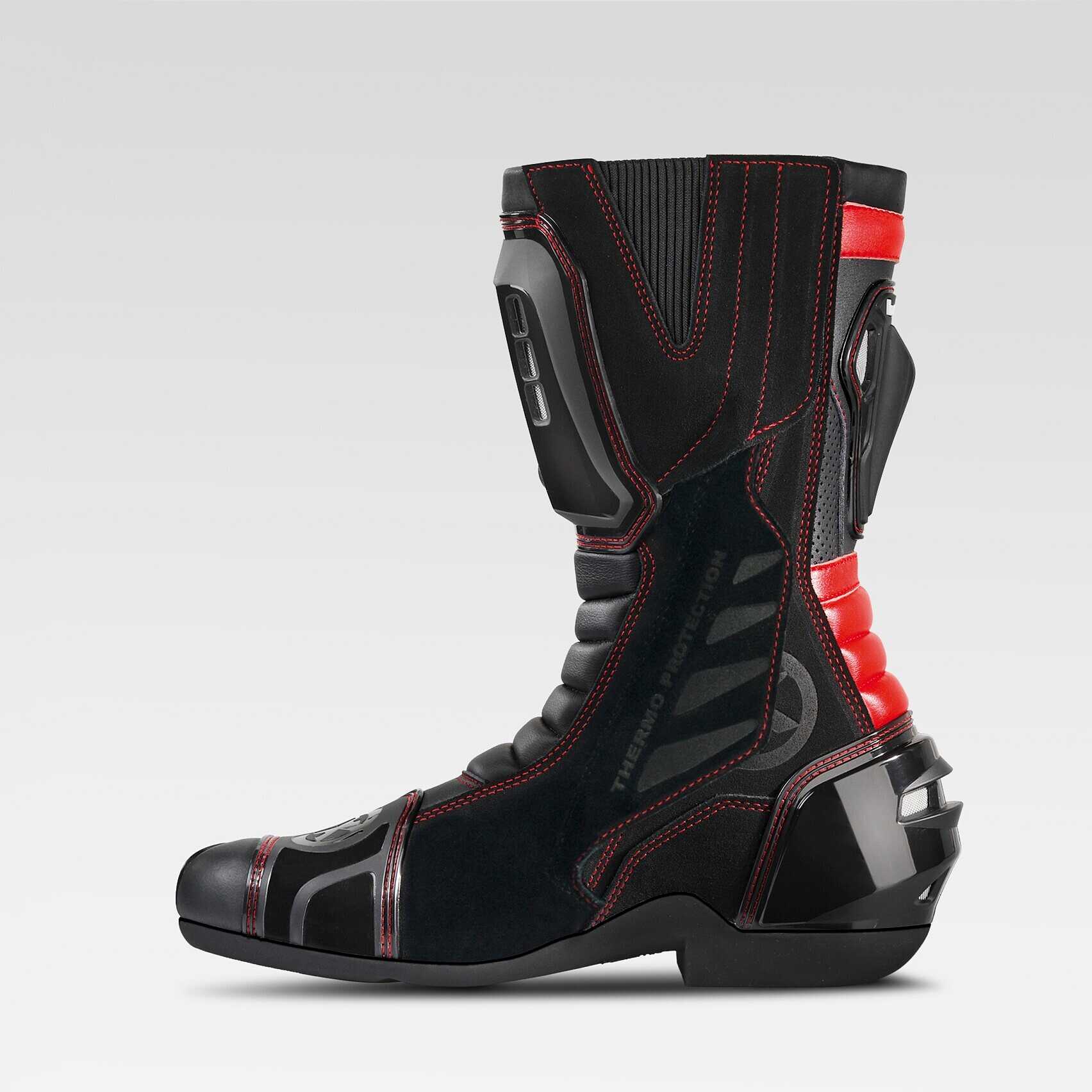 Botte moto noir et rouge online