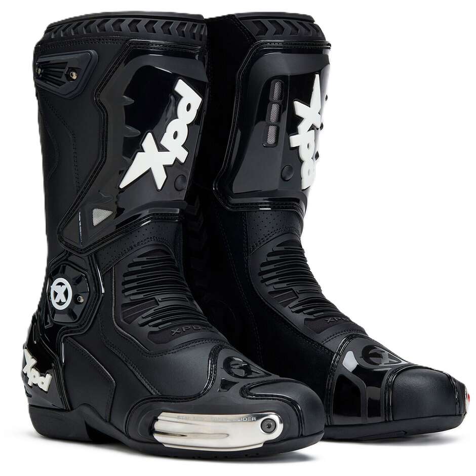 Xpd XP6-S Black Motorcycle Boots