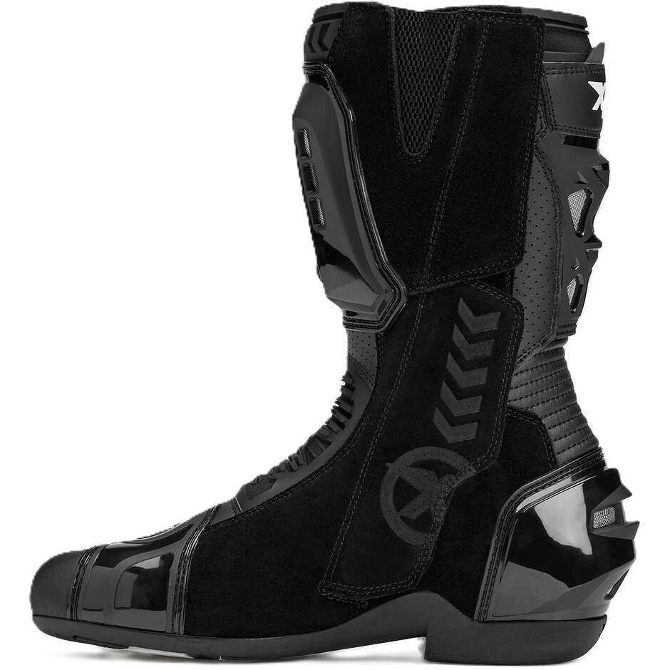 Xpd XP6-S Schwarze Motorradstiefel