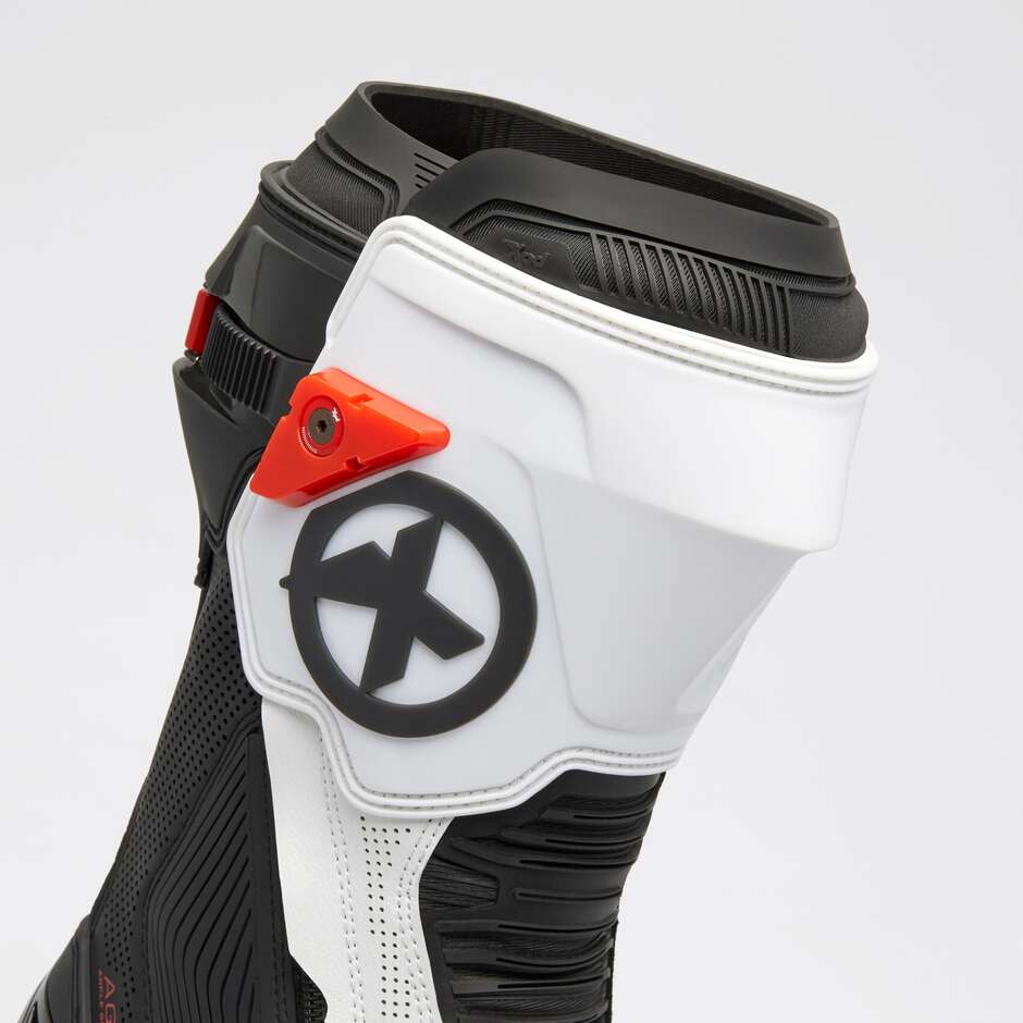 XPD XP9-R AIR Track Motorcycle Racing Boots Black White