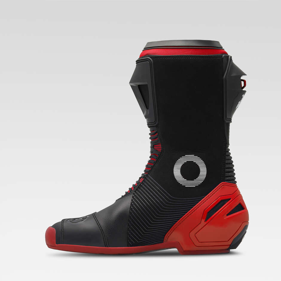 XPD XP9-S Pista Moto Racing Boots Black Red