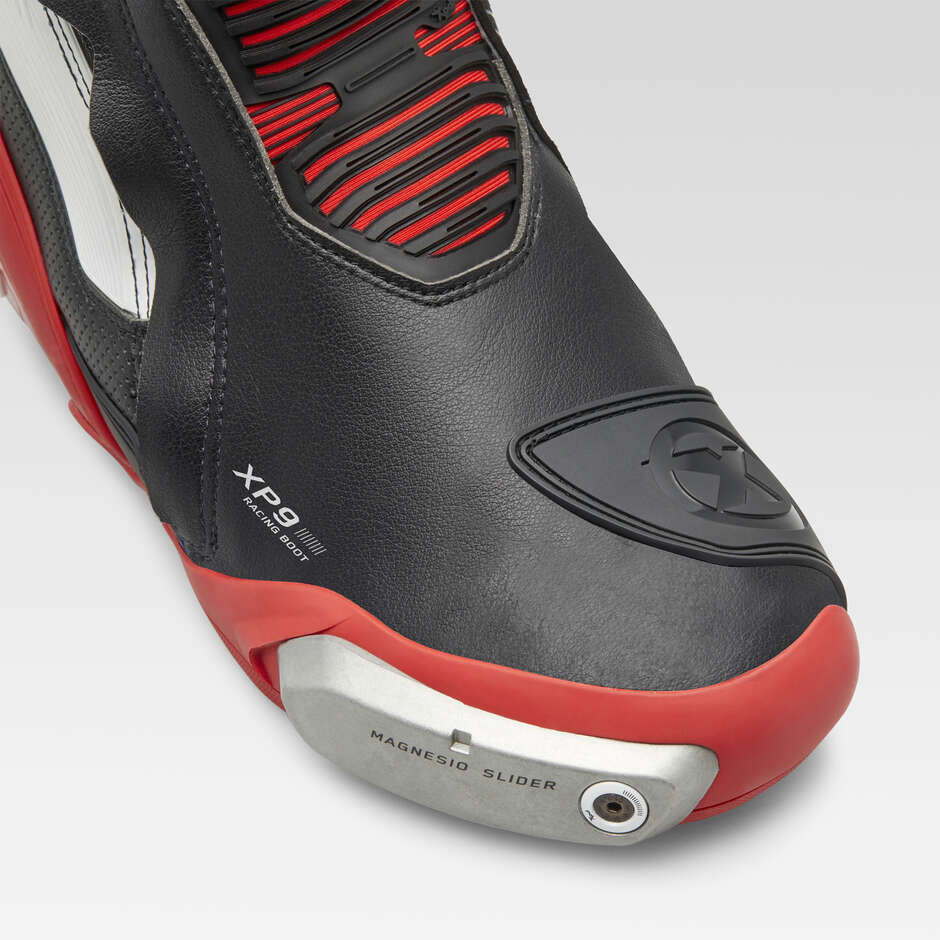XPD XP9-S Pista Moto Racing Boots Black Red