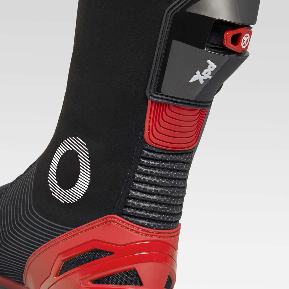 XPD XP9-S Pista Moto Racing Boots Black Red