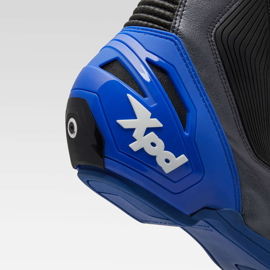 XPD XP9-S Track Motorcycle Racing Boots Black Blue