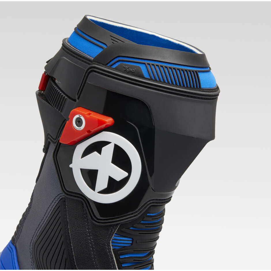 XPD XP9-S Track Motorcycle Racing Boots Black Blue