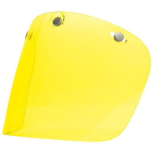 Yellow AntiFog Visor 3 Buttons AGV Legend Flat Leg-2 For Helmet X70