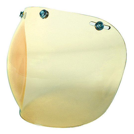 Yellow Bubble Visor 3 Stormer Buttons für PEARL Helm