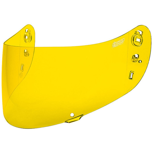Yellow Visor Icon Optics for Helmet Icon AIRFRAME PRO & AIRMADA